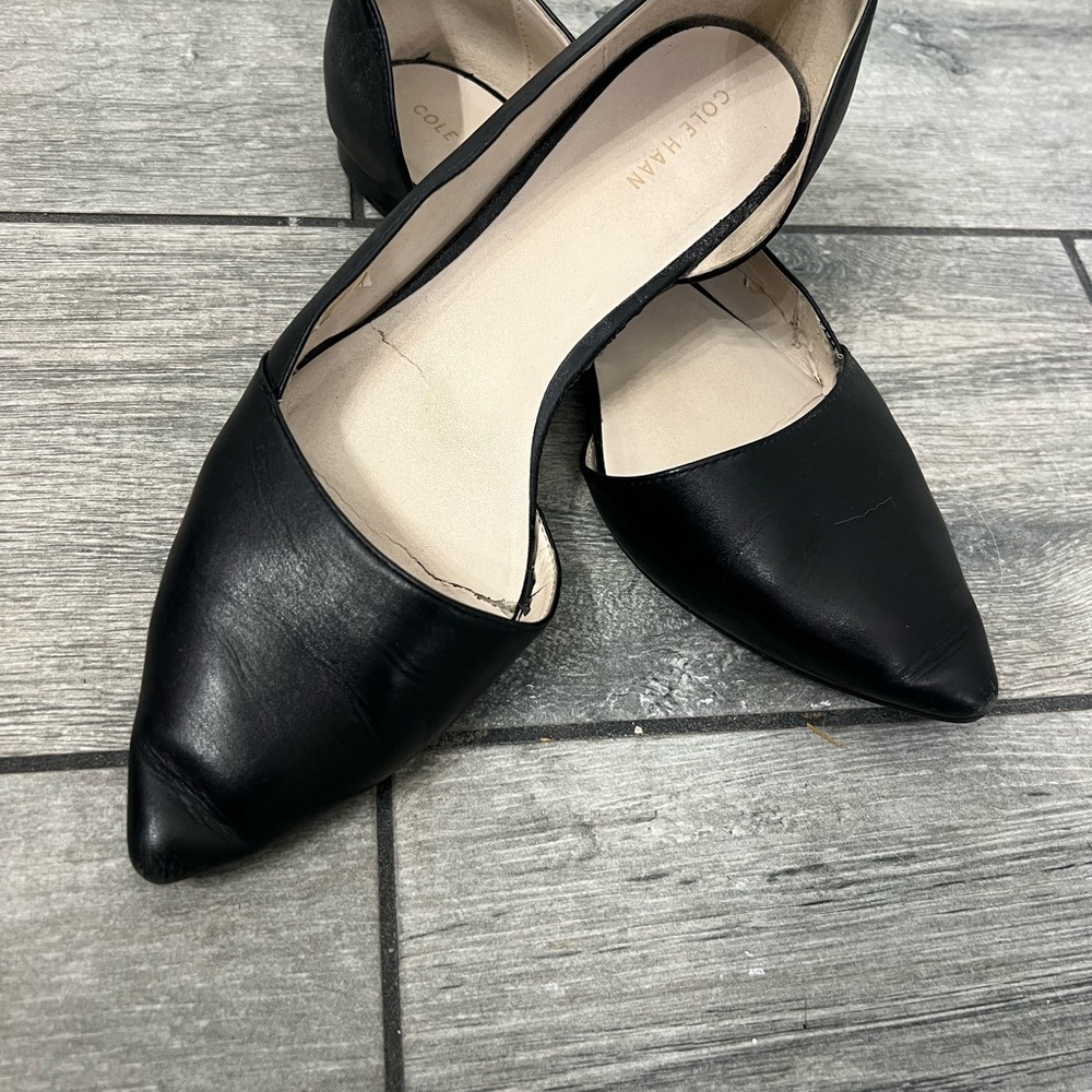 Cole Haan black flats